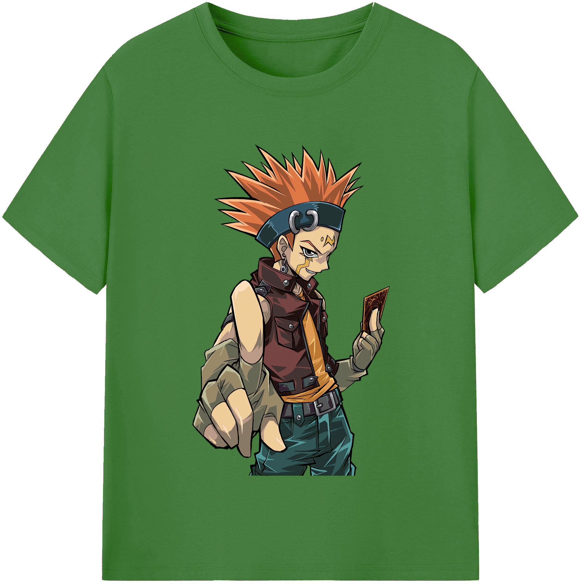 （画像用） 遊☆戯☆王 Yu-Gi-Oh! レディースカジュアルプリントTシャツ（綿100％）